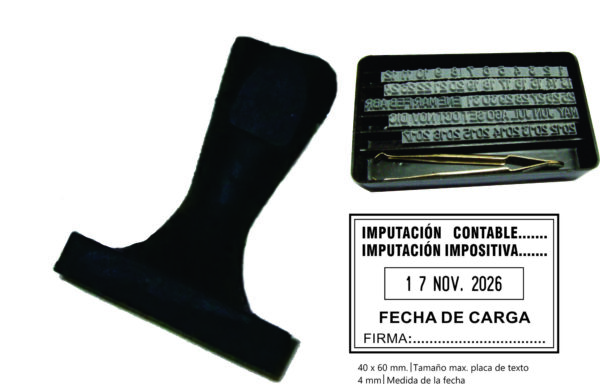 Hilda fechador de Caucho 40X60mm